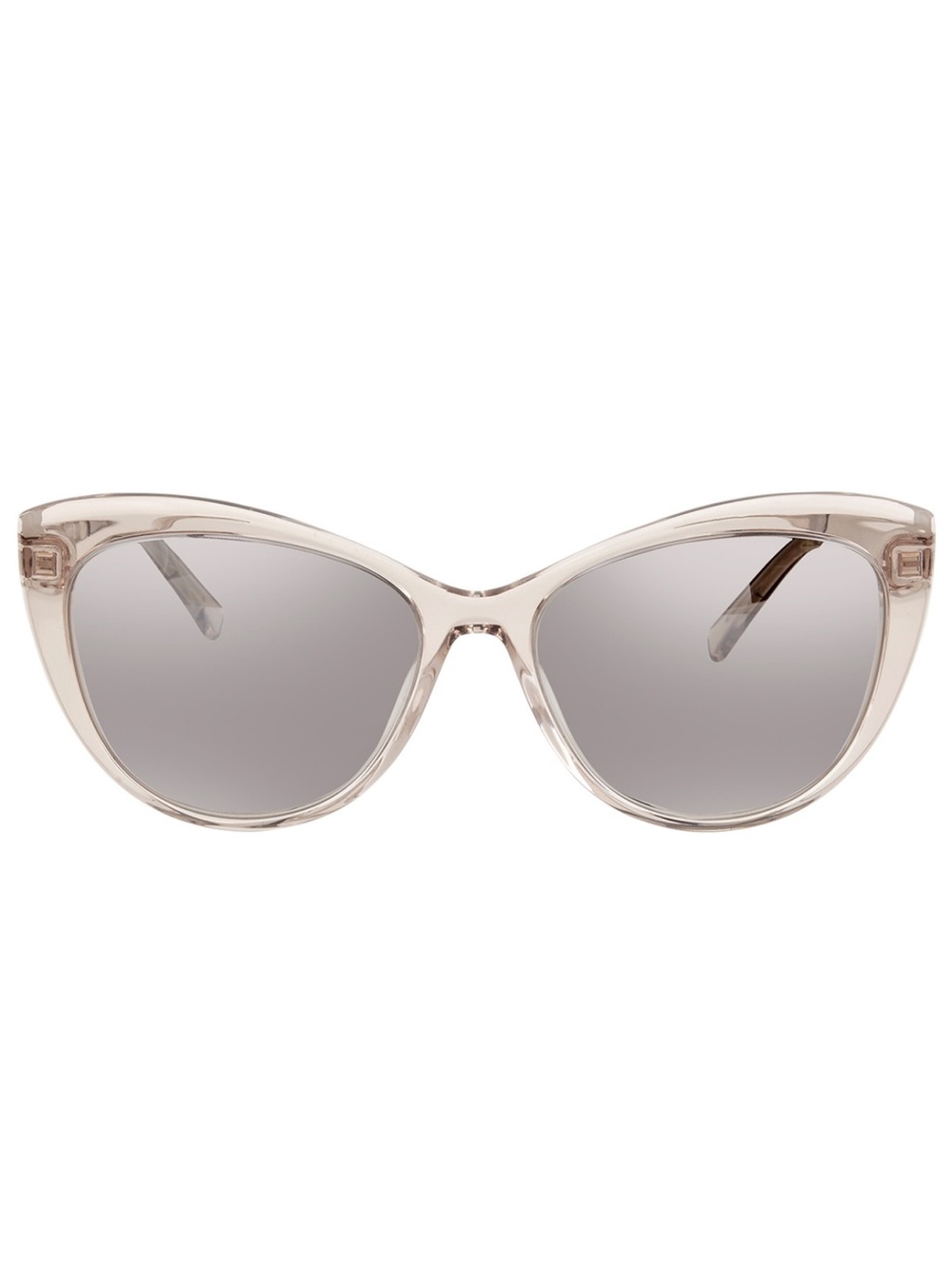 Versace Grey Gradient Mirror Cat Eye Ladies Sunglasses